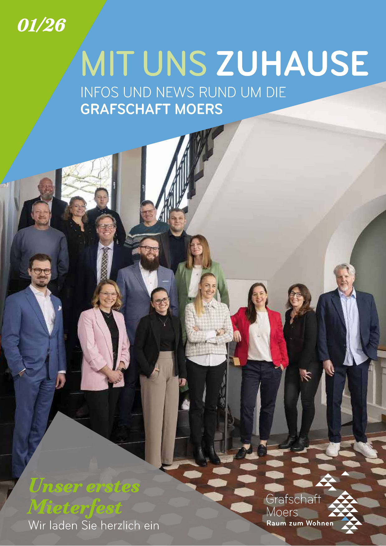Mietermagazin 01/2026. Mit Uns Zuhause.