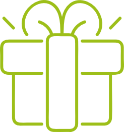 Symbol für Weihnachtsgeld.
